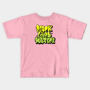 BLACK LIVES MATTER GRAFFITI Kids T-Shirt